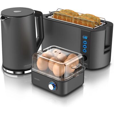 Arendo Küchenset - Wasserkocher, Toaster & Eierkocher Arendo Küchenset - Wasserkocher, Toaster & Eierkocher