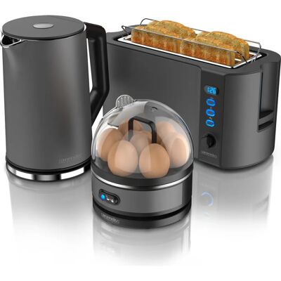Arendo Elektrischer Wasserkocher, Toaster & Eierkocher - Küchenset Arendo Elektrischer Wasserkocher, Toaster & Eierkocher - Küchenset