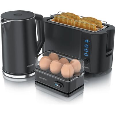 Arendo Wasserkocher 1,5l, 4-Scheiben Toaster, Eierkocher - Küchenmaschine Arendo Wasserkocher 1,5l, 4-Scheiben Toaster, Eierkocher - Küchenmaschine