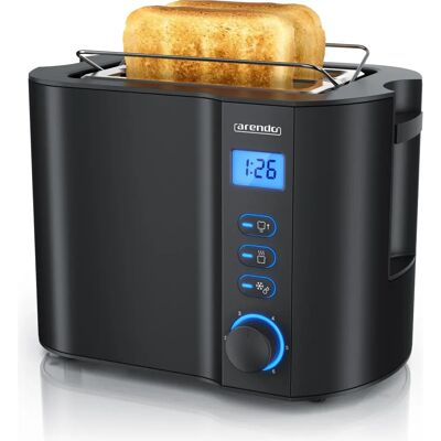 Arendo MANHA COMPACT - Edelstahl 2-Scheiben Toaster mit LCD Arendo MANHA COMPACT - Edelstahl 2-Scheiben Toaster mit LCD