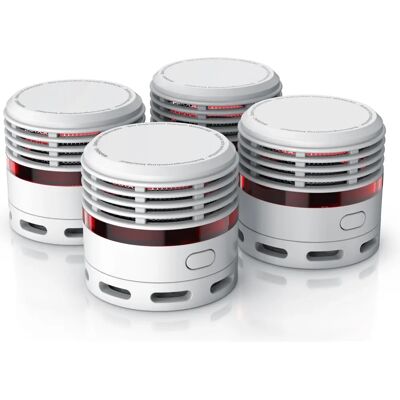 Brandson Li-Ionen 4x Rauchmelder 10J Batterie - Rauchmelder Brandson Li-Ionen 4x Rauchmelder 10J Batterie - Rauchmelder