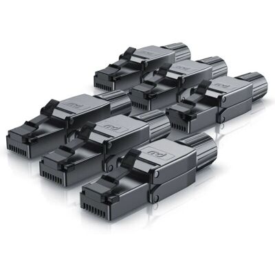 Primewire 6x Netzwerkstecker, RJ45 CAT 8, Feldkonfektionierbar - Netzwerk Zubehör Primewire 6x Netzwerkstecker, RJ45 CAT 8, Feldkonfektionierbar - Netzwerk Zubehör