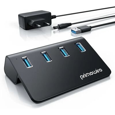 Primewire USB Hub - USB-A, 4 Ports - Dockingstation für PC & Laptop Primewire USB Hub - USB-A, 4 Ports - Dockingstation für PC & Laptop