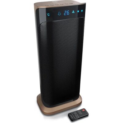 Brandson Keramikventilatorheizer - Einstellbare Temperatur, Fernbedienung, Bronze Brandson Keramikventilatorheizer - Einstellbare Temperatur, Fernbedienung, Bronze
