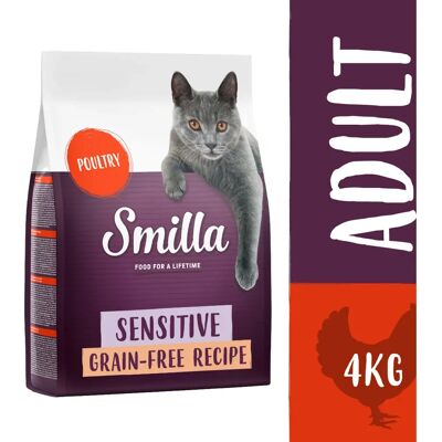 Smilla Adult Sensitive Indyk - Bezglutenowa Sucha Karma - 4kg Smilla Adult Sensitive Indyk - Bezglutenowa Sucha Karma - 4kg