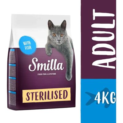 Smilla Sterilised Fish Cat Food - 4kg Smilla Sterilised Fish Cat Food - 4kg