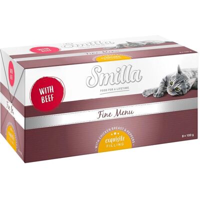Smilla Fine Menu Cat Food - Beef, Chicken & Peppers Smilla Fine Menu Cat Food - Beef, Chicken & Peppers