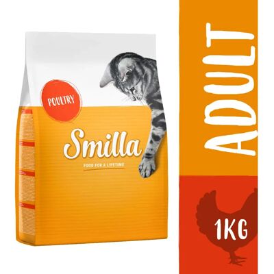 Smilla Adult Poultry - Cat Food - 1kg Smilla Adult Poultry - Cat Food - 1kg