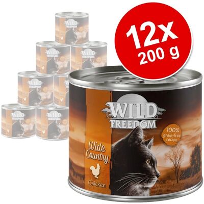 Karma dla kota Wild Freedom - Bez zbóż, wysokiej jakości mięso, 98% części zwierząt Karma dla kota Wild Freedom - Bez zbóż, wysokiej jakości mięso, 98% części zwierząt