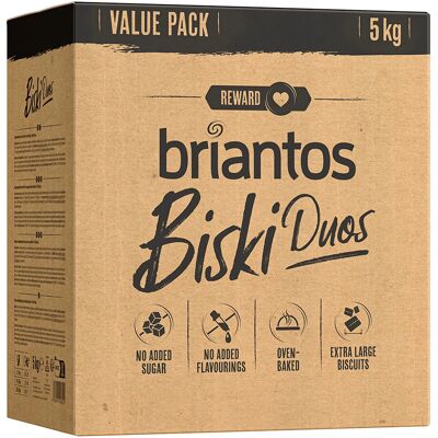 Briantos Biski Duos - Galletas grandes para perros - 5kg Briantos Biski Duos - Galletas grandes para perros - 5kg