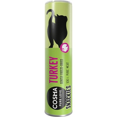 Cosma Snackies Turkey - Natural Lyophilized Cat Treats Cosma Snackies Turkey - Natural Lyophilized Cat Treats