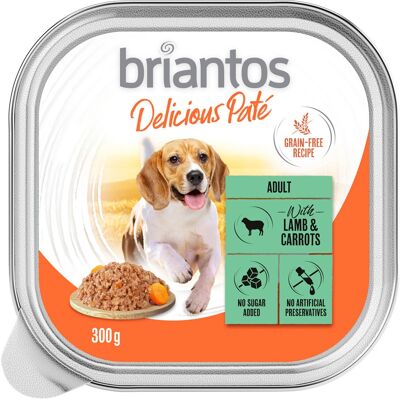 Briantos Pyszne Pasztet - Karma dla psów - Bez zbóż, wrażliwy Briantos Pyszne Pasztet - Karma dla psów - Bez zbóż, wrażliwy