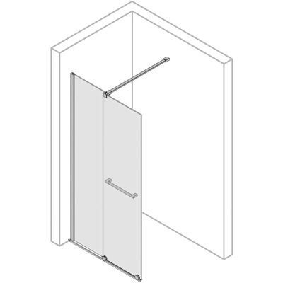 Pianura - Isabella - 140x200 cm - 8 mm Glas - Walk-In Tür Pianura - Isabella - 140x200 cm - 8 mm Glas - Walk-In Tür