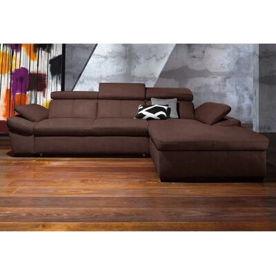 EXXPO Salerno Leder Mikrofaser Ecksofa - Modernes Wohnzimmer EXXPO Salerno Leder Mikrofaser Ecksofa - Modernes Wohnzimmer