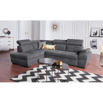 Sofa FASHION Salerno - L-Formiges Mikrofaser-Sofa mit Stauraum Sofa FASHION Salerno - L-Formiges Mikrofaser-Sofa mit Stauraum