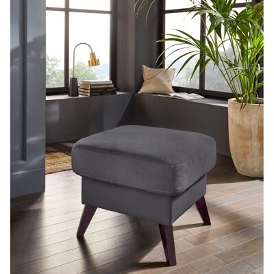 SOFA FASHION Samso Braun Webvelours Premium Hocker - Hocker SOFA FASHION Samso Braun Webvelours Premium Hocker - Hocker