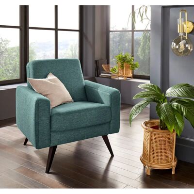 SOFA FASHION Samso Wenge Webvelours Lounge-Sessel - Lounge Sessel SOFA FASHION Samso Wenge Webvelours Lounge-Sessel - Lounge Sessel
