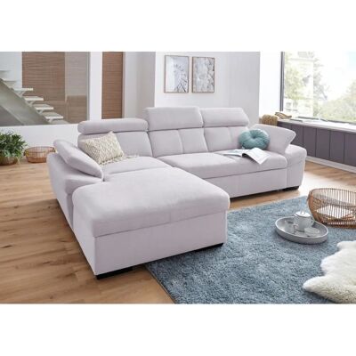 SOFA FASHION Salerno L-Form Sofa - Luxus-Microfaser, Recamiere links SOFA FASHION Salerno L-Form Sofa - Luxus-Microfaser, Recamiere links