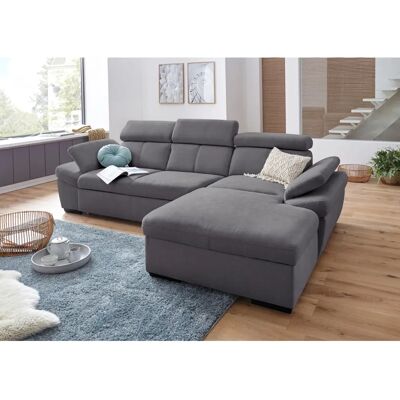 Sofa Salerno - Mikrofaser, Recamiere rechts, Ohne Bettfunktion - Sofa Sofa Salerno - Mikrofaser, Recamiere rechts, Ohne Bettfunktion - Sofa