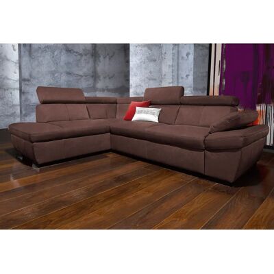 Ecksofa EXXPO - Salerno, L-Form, Microfaser Ecksofa EXXPO - Salerno, L-Form, Microfaser