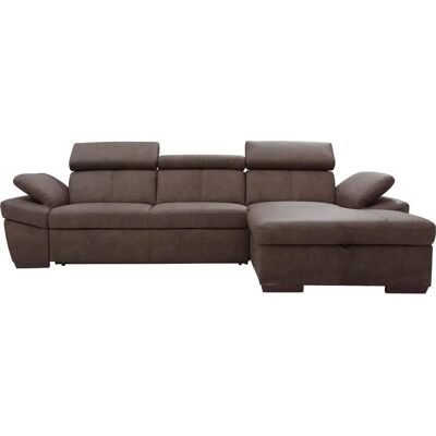 Ecksofa Salerno Microfaser Lederoptik L-Form - Sofa Ecksofa Salerno Microfaser Lederoptik L-Form - Sofa