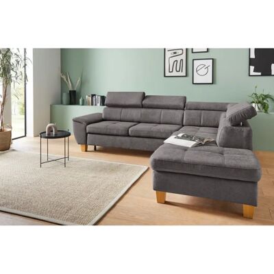 Sofa Enya - L-Form, Mikrofaser Vintage, Bettfunktion - Sofa Sofa Enya - L-Form, Mikrofaser Vintage, Bettfunktion - Sofa