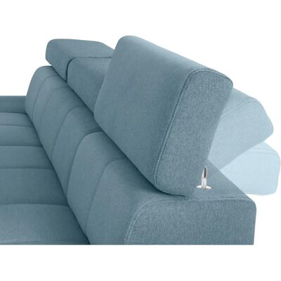 EXXPO Fiji Blau L-Form Couch - Sofa EXXPO Fiji Blau L-Form Couch - Sofa