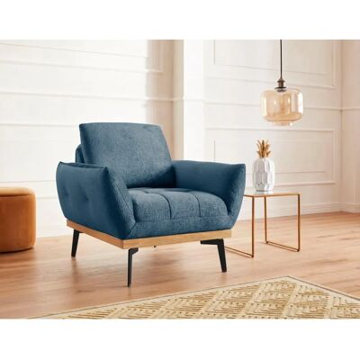 Guido Maria Kretschmer Palic Denim Sessel - Velours & Verstellung Guido Maria Kretschmer Palic Denim Sessel - Velours & Verstellung