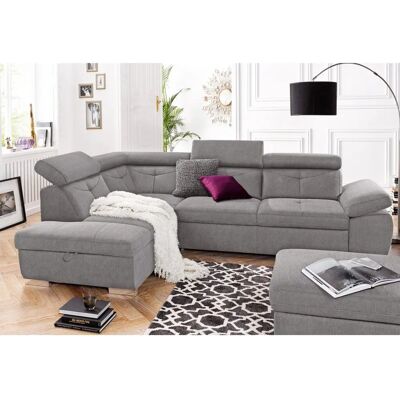 SOFA FASHION EXXPO L-Form Sofa - Bequem mit Arm- & Kopfteil SOFA FASHION EXXPO L-Form Sofa - Bequem mit Arm- & Kopfteil