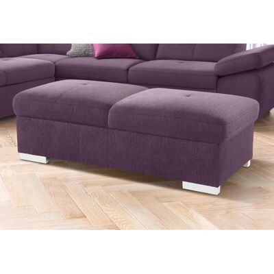 exxpo - sofa fashion Spring Hocker lila (hortensia) - Fußhocker exxpo - sofa fashion Spring Hocker lila (hortensia) - Fußhocker