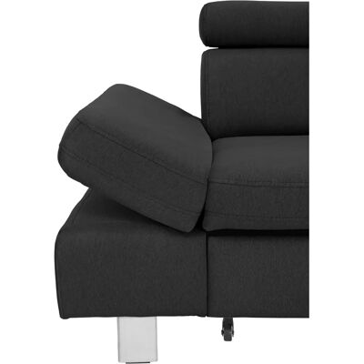 exxpo - sofa Fiji L-Form Webstoff anthrazit - Sofa exxpo - sofa Fiji L-Form Webstoff anthrazit - Sofa