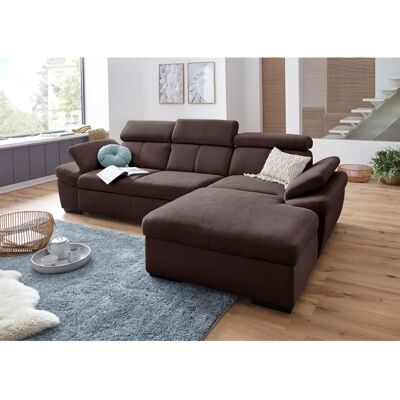 Sofa Salerno - L-Form, Microfaser, Relaxfunktion, 5,5 Sitze - Sofa Sofa Salerno - L-Form, Microfaser, Relaxfunktion, 5,5 Sitze - Sofa