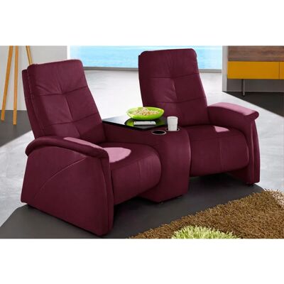 City Sofa Tivoli Bordeaux Microfaser Relax 2-Sitzer - Sofa City Sofa Tivoli Bordeaux Microfaser Relax 2-Sitzer - Sofa