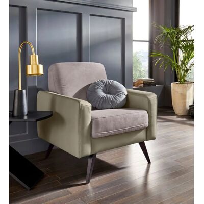 SOFA FASHION Samso Loungesessel - Premium Webvelours - 82x87x49cm SOFA FASHION Samso Loungesessel - Premium Webvelours - 82x87x49cm