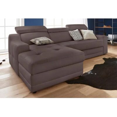 Ecksofa EXXPO - L-förmiger Sessel in Braun - Sofa Ecksofa EXXPO - L-förmiger Sessel in Braun - Sofa
