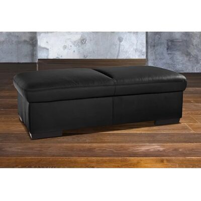 SOFA FASHION Salerno - moderner Hocker, schwarz - Hocker SOFA FASHION Salerno - moderner Hocker, schwarz - Hocker