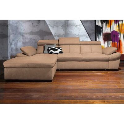 EXXPO Salerno L-Form Sofa - Hochkomfort Microfaser EXXPO Salerno L-Form Sofa - Hochkomfort Microfaser