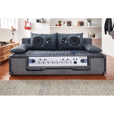 Schlafsofa EXXPO - Microfaser Bettsofa mit Stauraum - 193cm Schlafsofa EXXPO - Microfaser Bettsofa mit Stauraum - 193cm