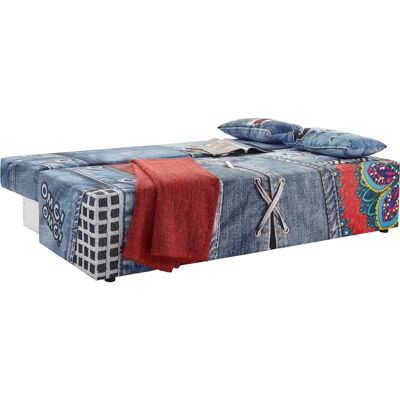 SOFA FASHION Exxpo Blau Mädchen Schlafsofa mit Stauraum - Schlafsofa SOFA FASHION Exxpo Blau Mädchen Schlafsofa mit Stauraum - Schlafsofa