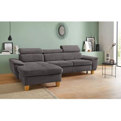 Sofa Enya - L-Form, Vintage-Mikrofaser, hergestellt in Europa - Sofa Sofa Enya - L-Form, Vintage-Mikrofaser, hergestellt in Europa - Sofa