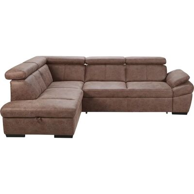 SOFA FASHION Salerno L-Form Leder Couch - Sofa SOFA FASHION Salerno L-Form Leder Couch - Sofa
