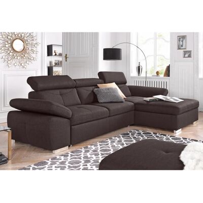 SOFA FASHION Ecksofa Exxpo - Frühling - Braun - 284cm breit SOFA FASHION Ecksofa Exxpo - Frühling - Braun - 284cm breit