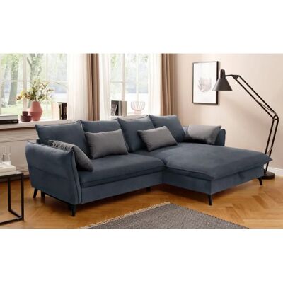 Home Affaire Tirano - L-Form Ecksofa mit Bettfunktion, Microfaser, Grau Home Affaire Tirano - L-Form Ecksofa mit Bettfunktion, Microfaser, Grau