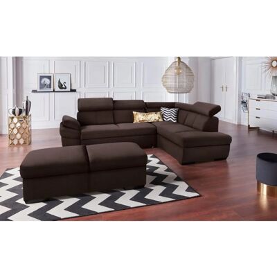 Sofa Salerno - L-Form Microfaser - Hoher Komfort - Salerno Sofa Salerno - L-Form Microfaser - Hoher Komfort - Salerno