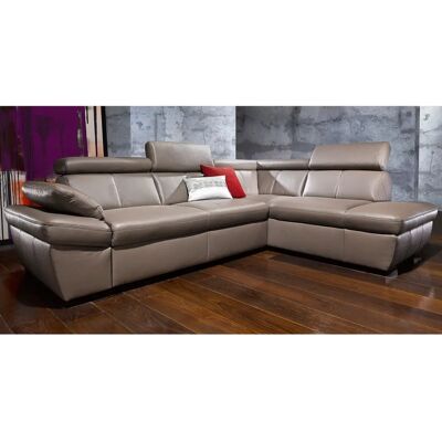 Ecksofa Salerno - Verstellbare Armlehnen - Modernes Design - Sofa Ecksofa Salerno - Verstellbare Armlehnen - Modernes Design - Sofa