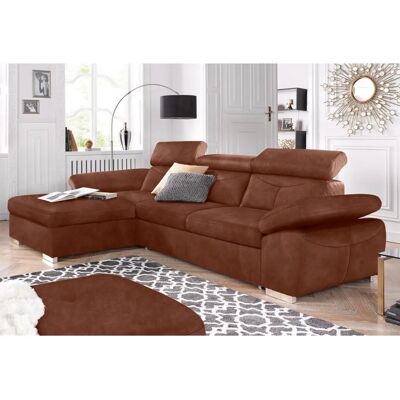 Ecksofa EXXPO - SOFA FASHION Spring, L-Form, Mikrofaser, Bettfunktion Ecksofa EXXPO - SOFA FASHION Spring, L-Form, Mikrofaser, Bettfunktion