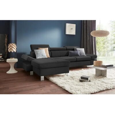 Exxpo Fiji L-Form Sofa - 6-Sitzer, Webstoff, Anthrazit Exxpo Fiji L-Form Sofa - 6-Sitzer, Webstoff, Anthrazit