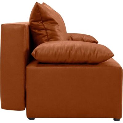 Schlafsofa Exxpo Tabou - Mikrofasermicrofaser, Cognac, mit Stauraum, 193cm Schlafsofa Exxpo Tabou - Mikrofasermicrofaser, Cognac, mit Stauraum, 193cm