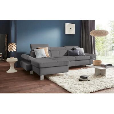 SOFA FASHION Fiji - L-Form Grau 6-Sitzer - Sofa SOFA FASHION Fiji - L-Form Grau 6-Sitzer - Sofa
