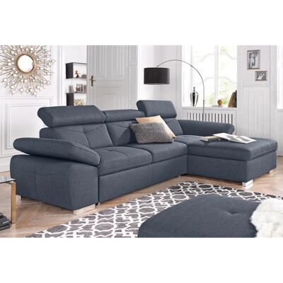 Sofa FASHION Spring - Ecksofa mit Recamiere & Stauraum - Night Sky Sofa FASHION Spring - Ecksofa mit Recamiere & Stauraum - Night Sky